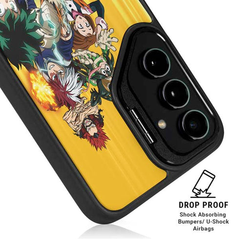 My Hero Academia Deku Squad Season 5 Galaxy S24 FE Kickstand Case